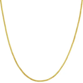 1mm Box Chain Necklace