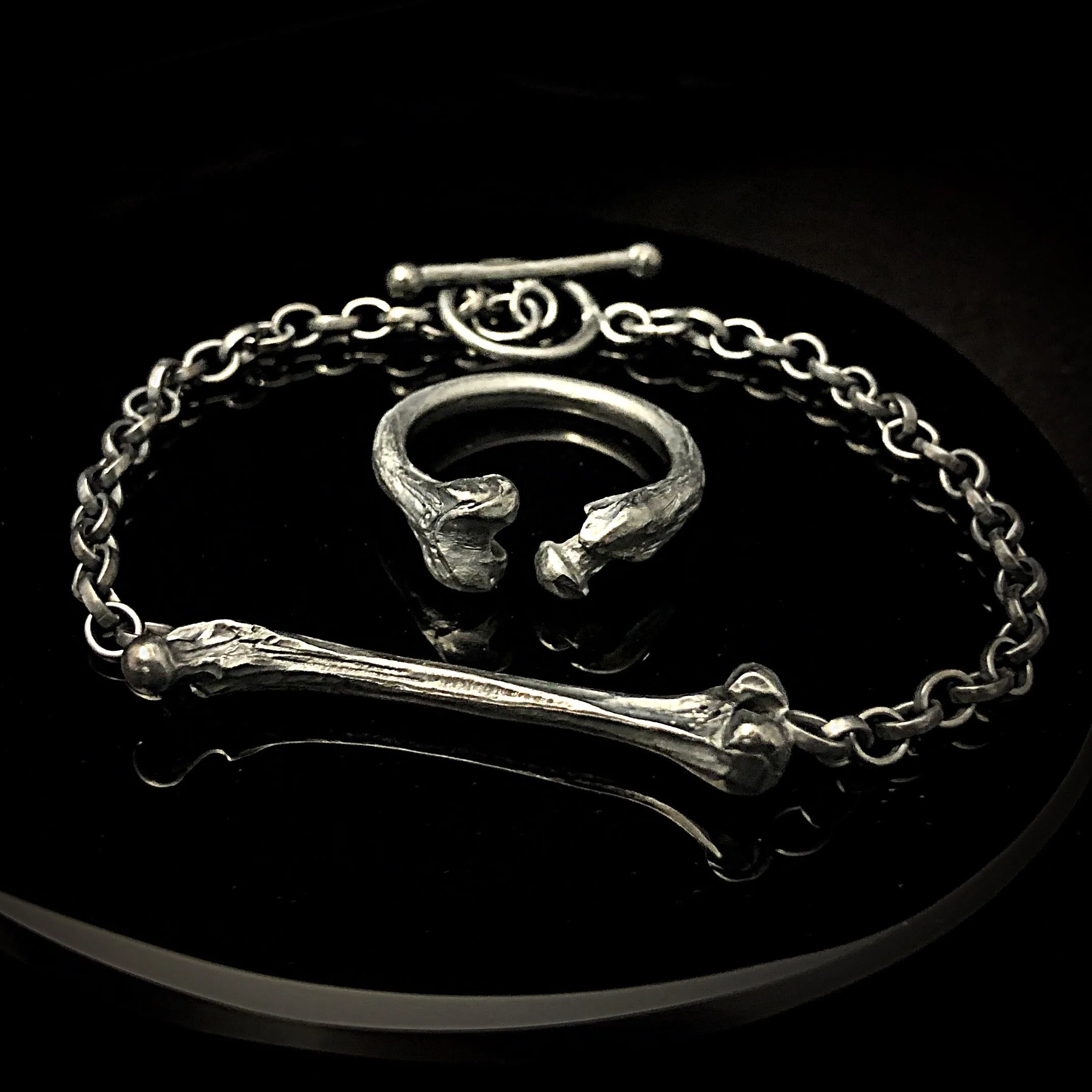 925 Silver Femur Bracelet