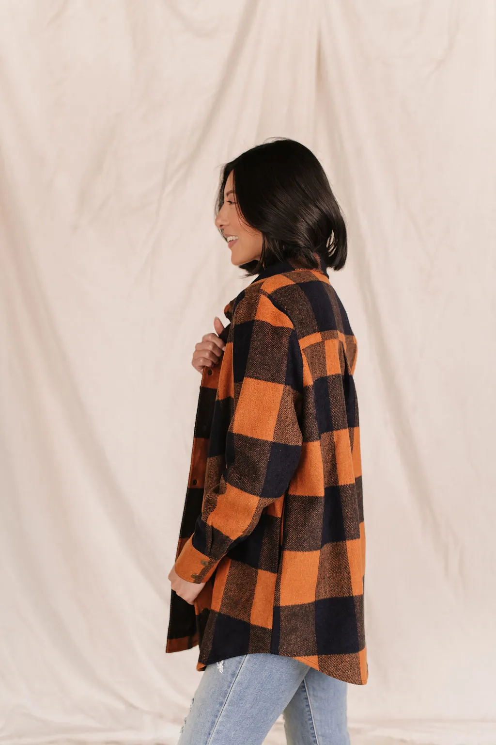 Ampersand Frankie Plaid Shacket