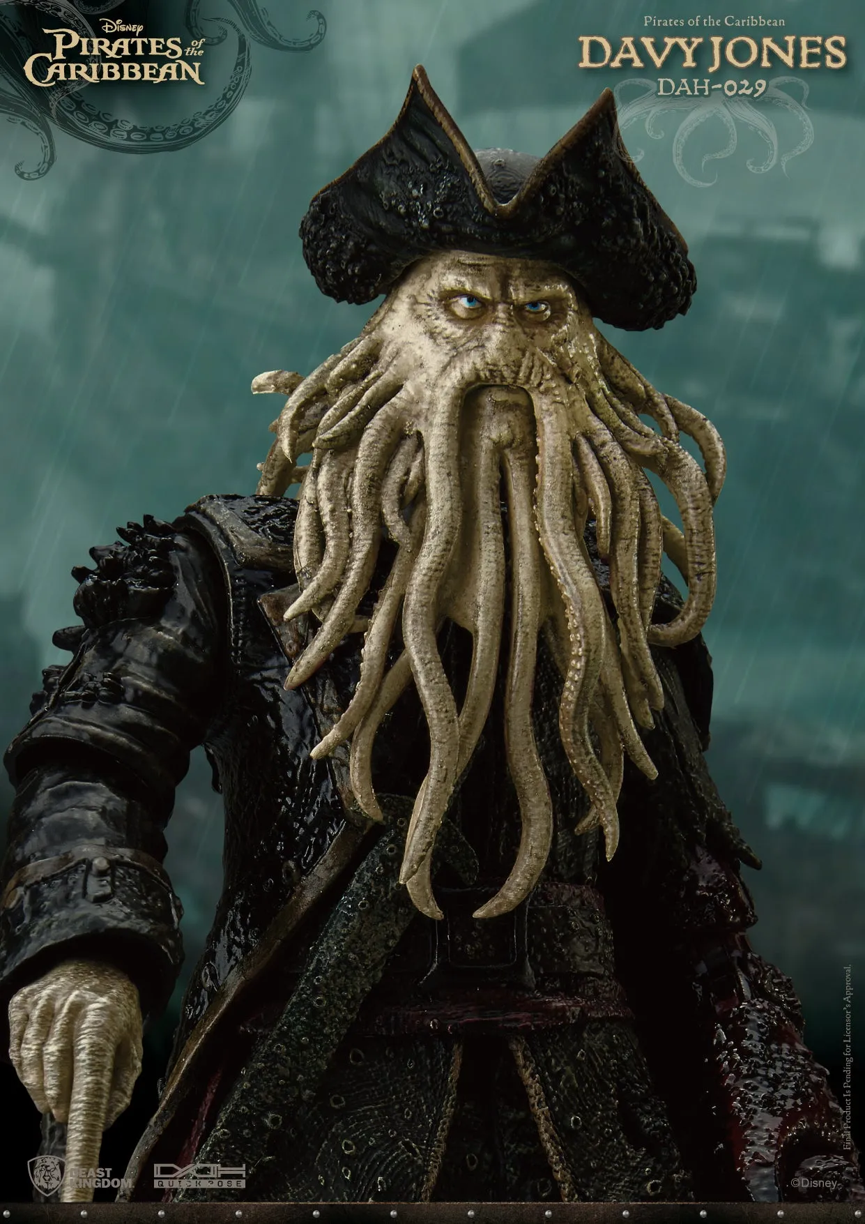 Beast Kingdom DAH-029 Disney Pirates of the Caribbean At World's End: Davy Jones Dynamic 8ction Heroes Action Figure