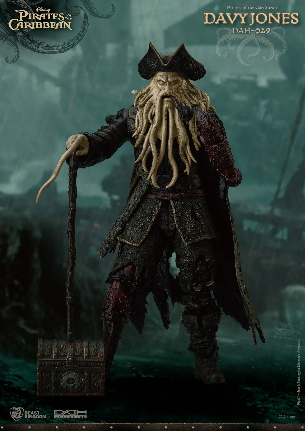 Beast Kingdom DAH-029 Disney Pirates of the Caribbean At World's End: Davy Jones Dynamic 8ction Heroes Action Figure