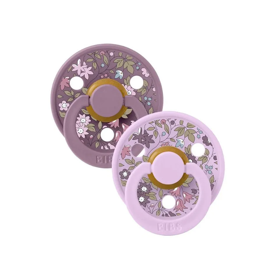 Bibs Dummies Liberty Chamomile Lawn - Violet Sky -(2 pack)