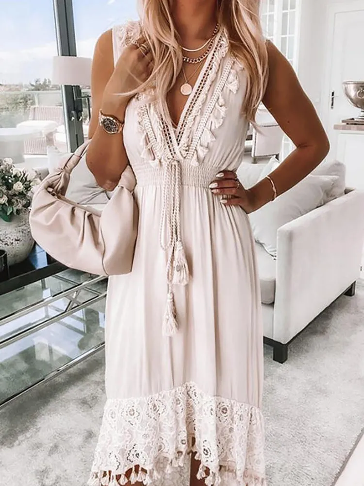 Boho Queen Quastenkleid