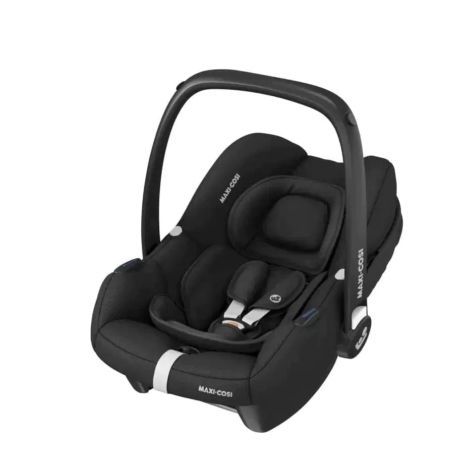 Bugaboo Fox 5, Cabriofix i-Size and Base Travel System - Black/Midnight Black/Misty White