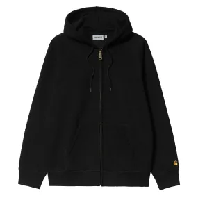 Carhartt WIP Hooded Chase Jacket Black / Gold