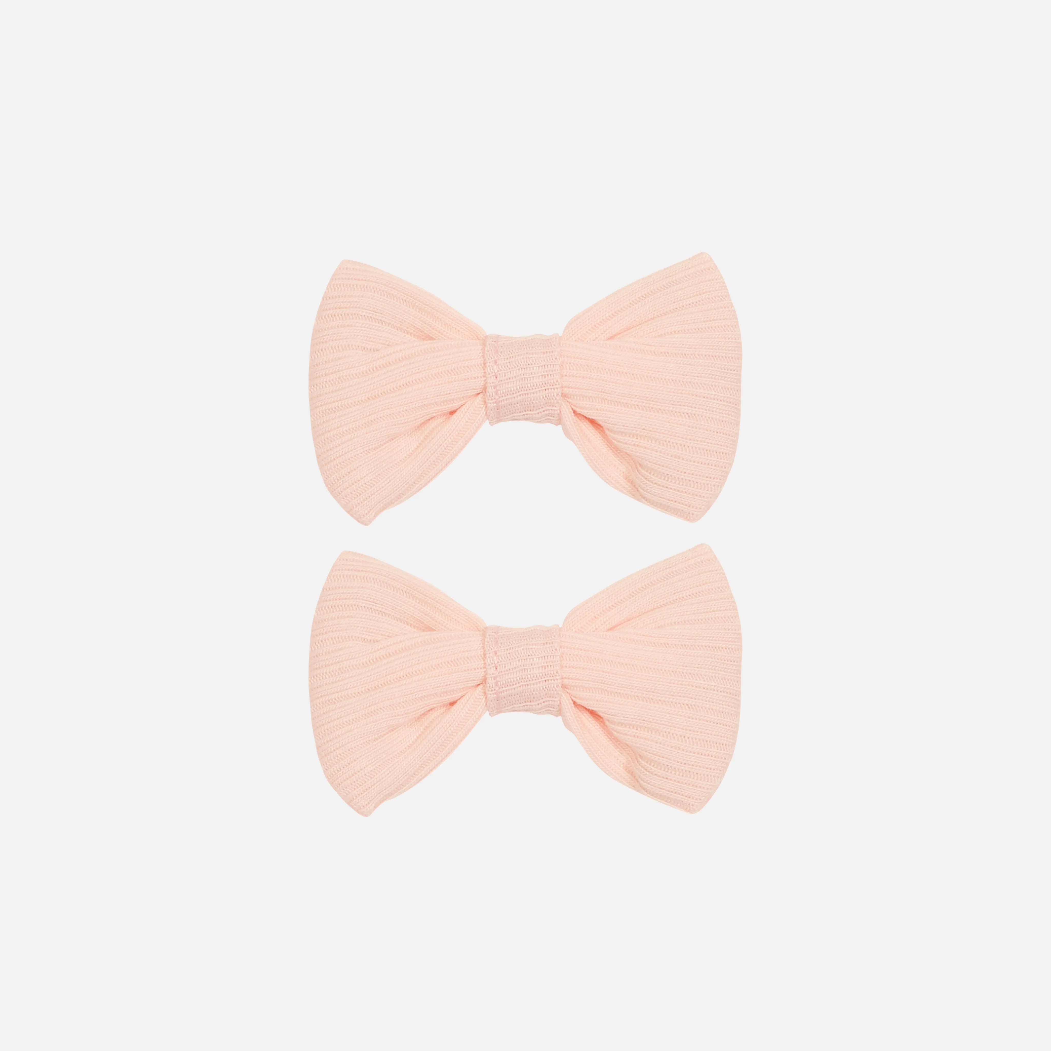 Cozy Mini Bows - Peach Dust