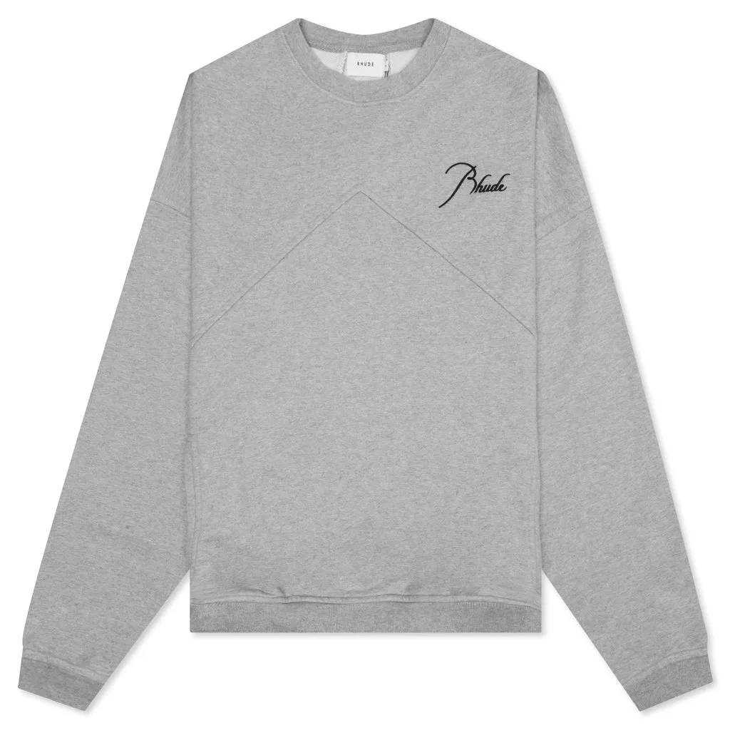 Crewneck - Heather Grey