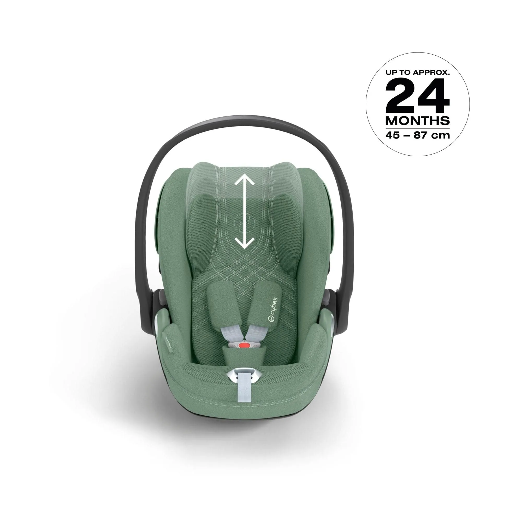 Cybex Cloud T i-Size PLUS Rotating Baby Car Seat - Leaf Green