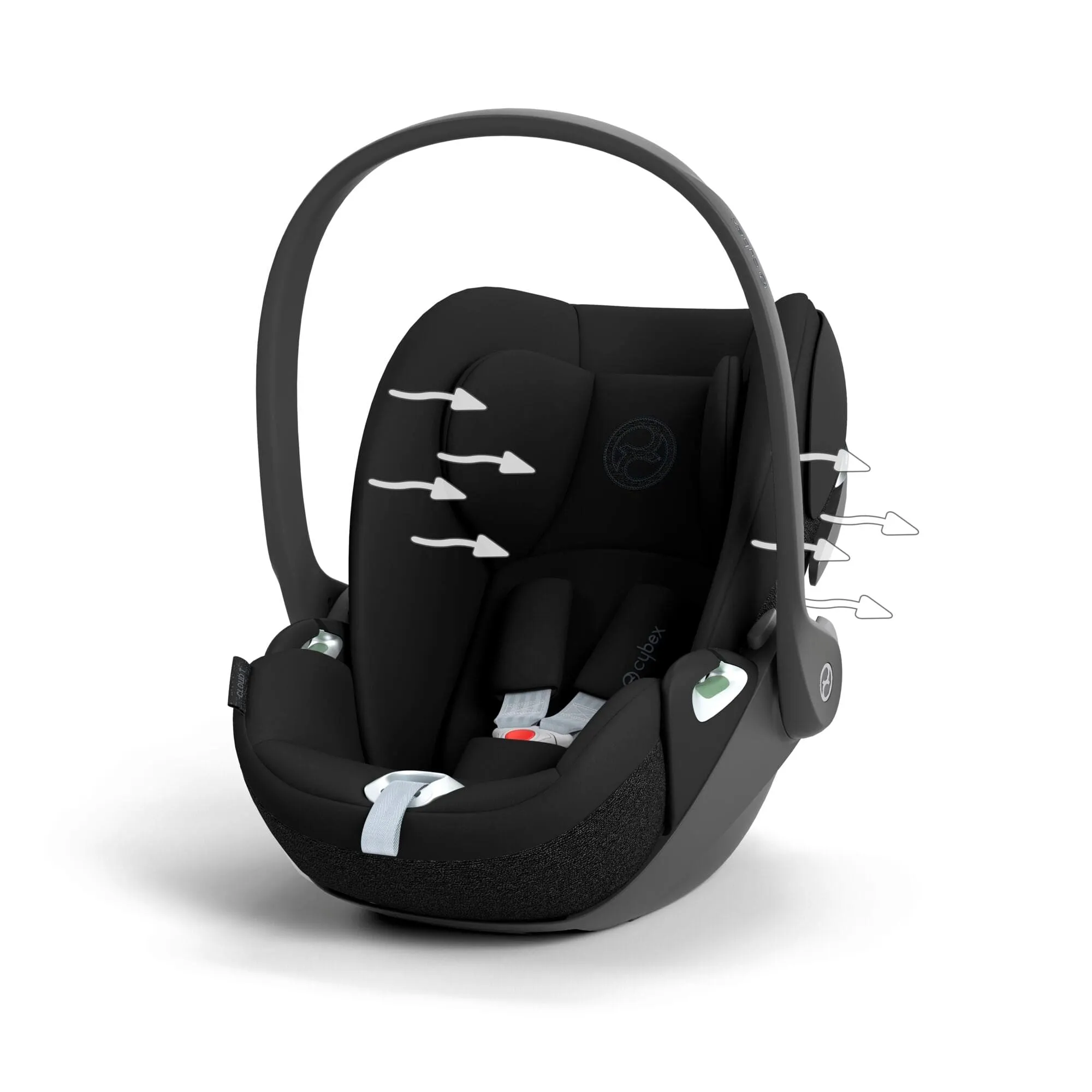 Cybex Cloud T i-Size Rotating Baby Car Seat - Sepia Black