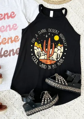 Dark Desert Highway Black Tank