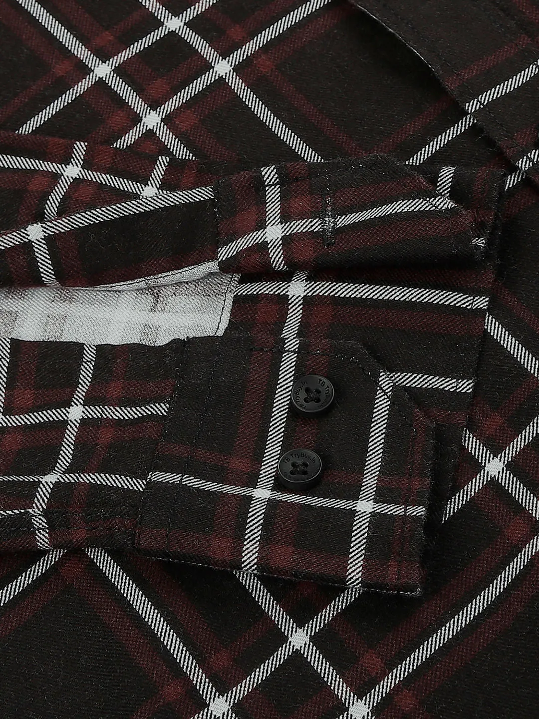 Drag Checked Men's Shirt