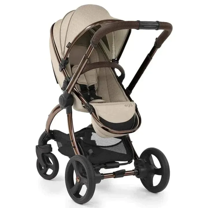 Egg 2 Stroller , Carrycot & Liner (Grey) - Feather Geo