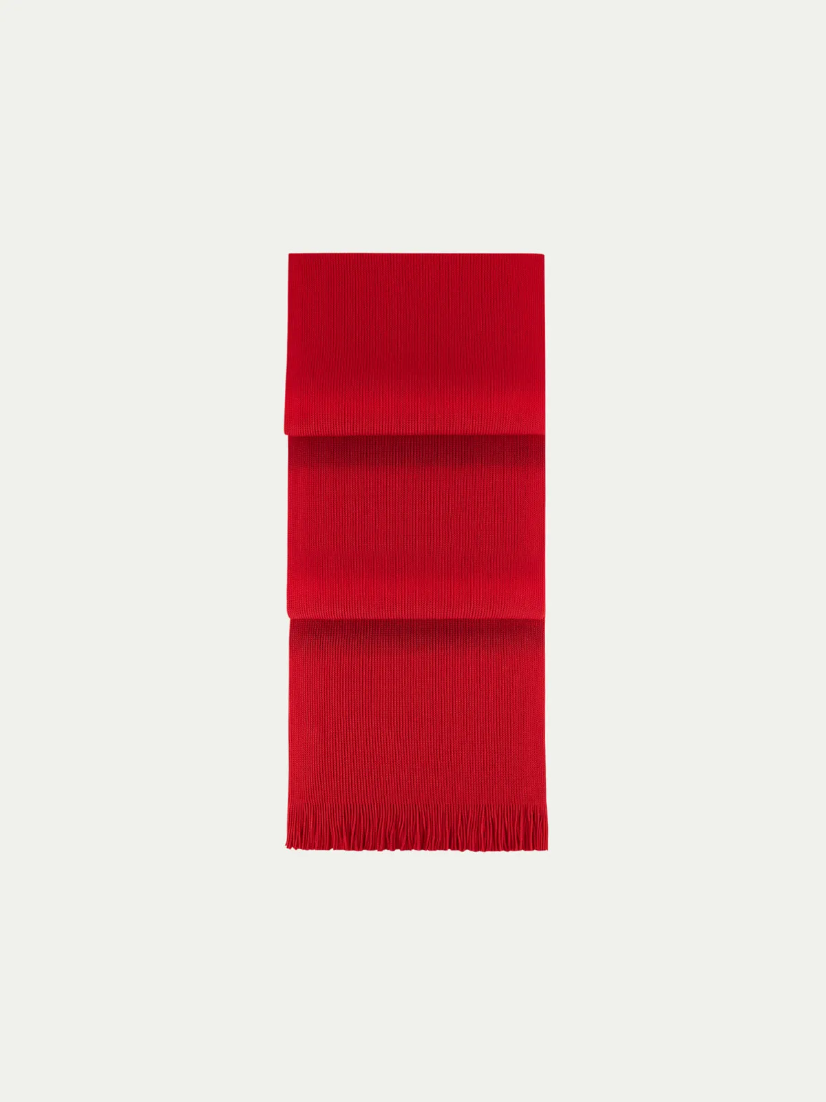 Extrafine Merino Scarf Red