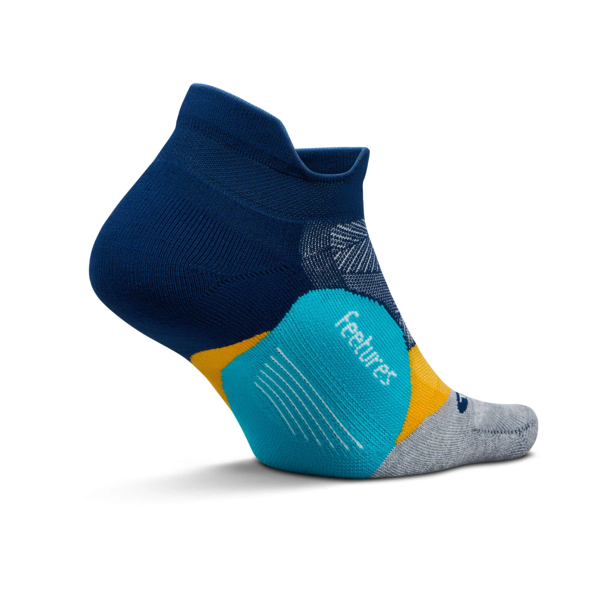 Feetures | Unisex Elite Light Cushion No Show Tab - Nitro Navy