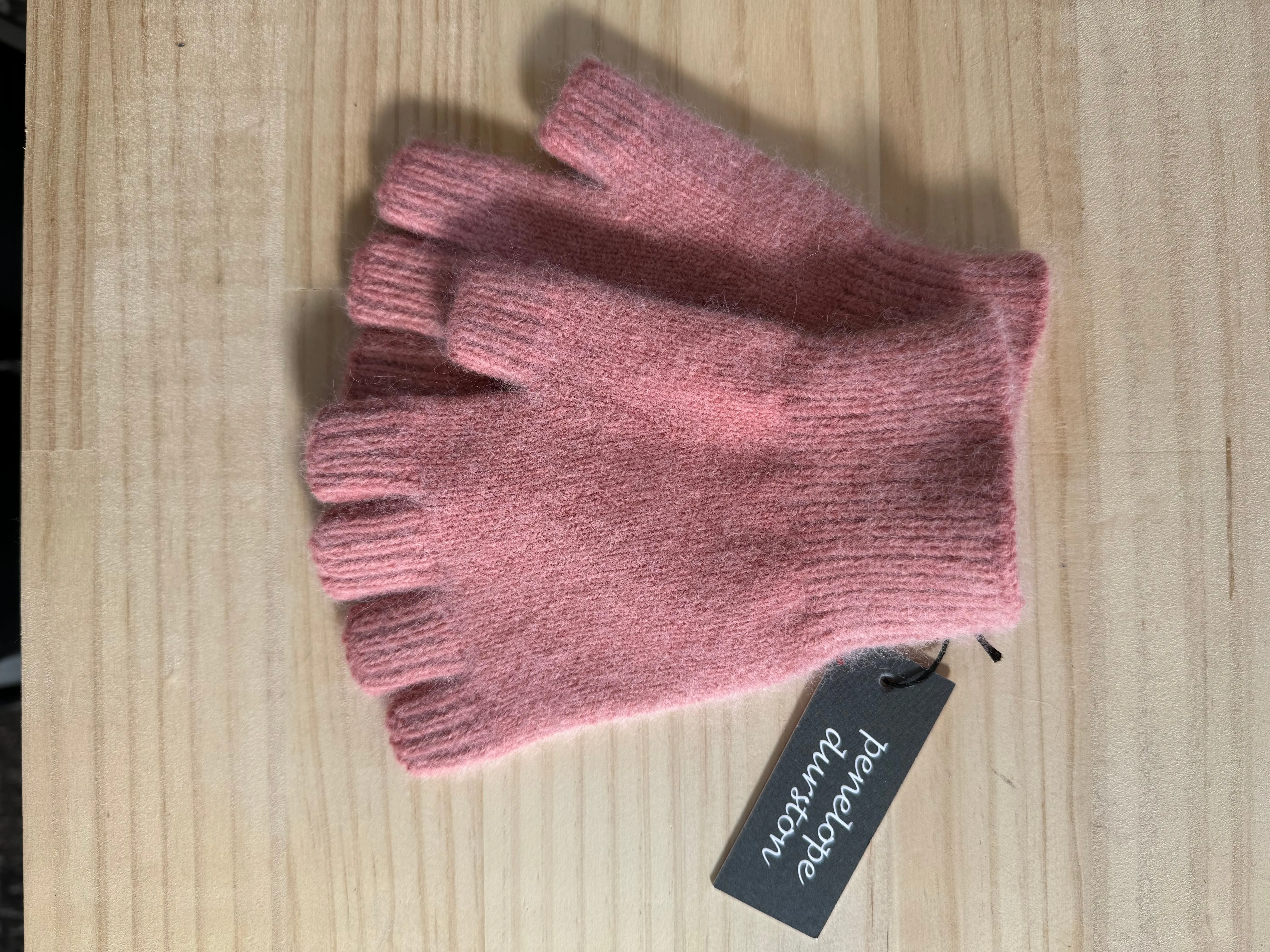 Fingerless Gloves - Short - Light Pink