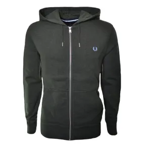 Fred Perry Loopback Crew Sweat BRG MARL