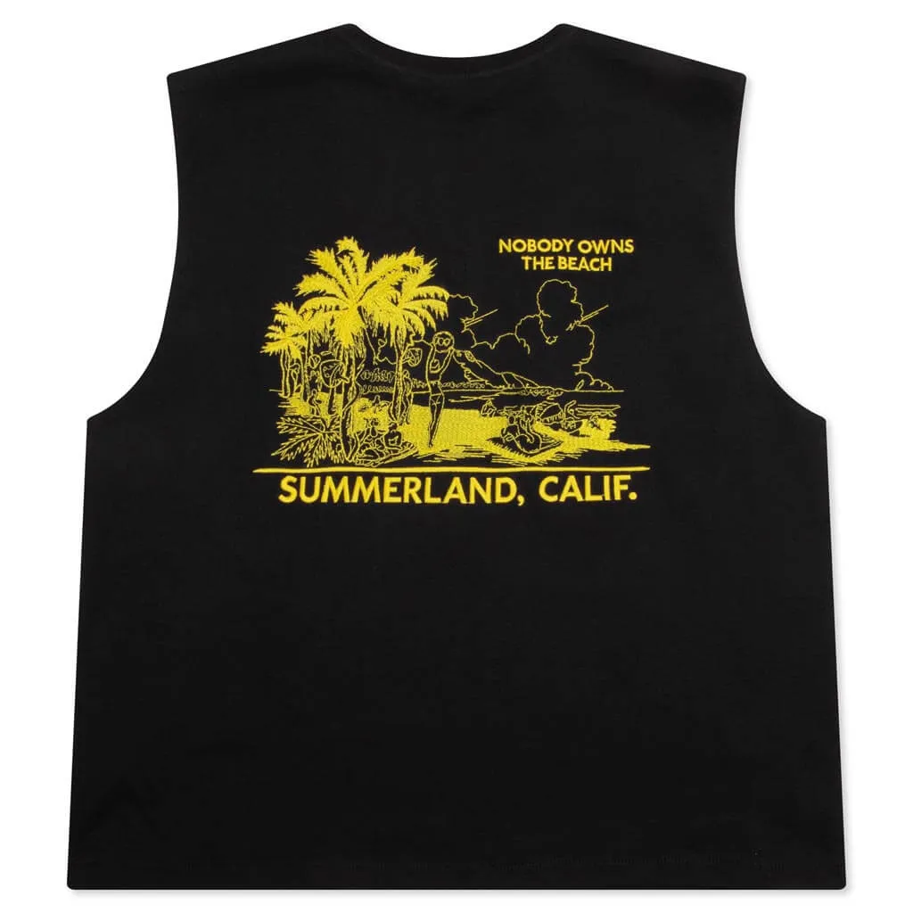 Landscape Muscle T-Shirt - Vintage Black