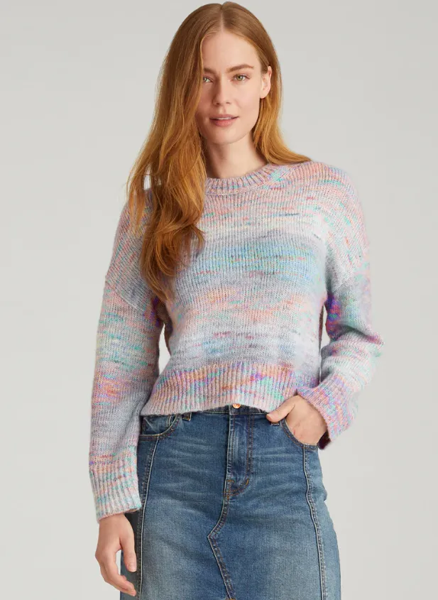 Liyan Space Dye Crewneck Pullover - Final Sale 30% off