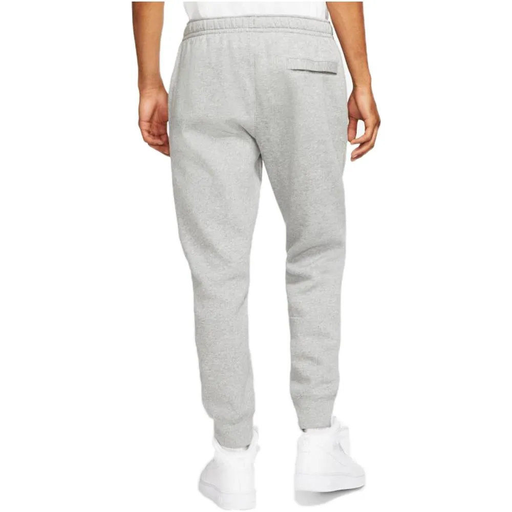 Nike Men's Jogger Pants with elasticated bottom Club Fleece BV2671 063 gray