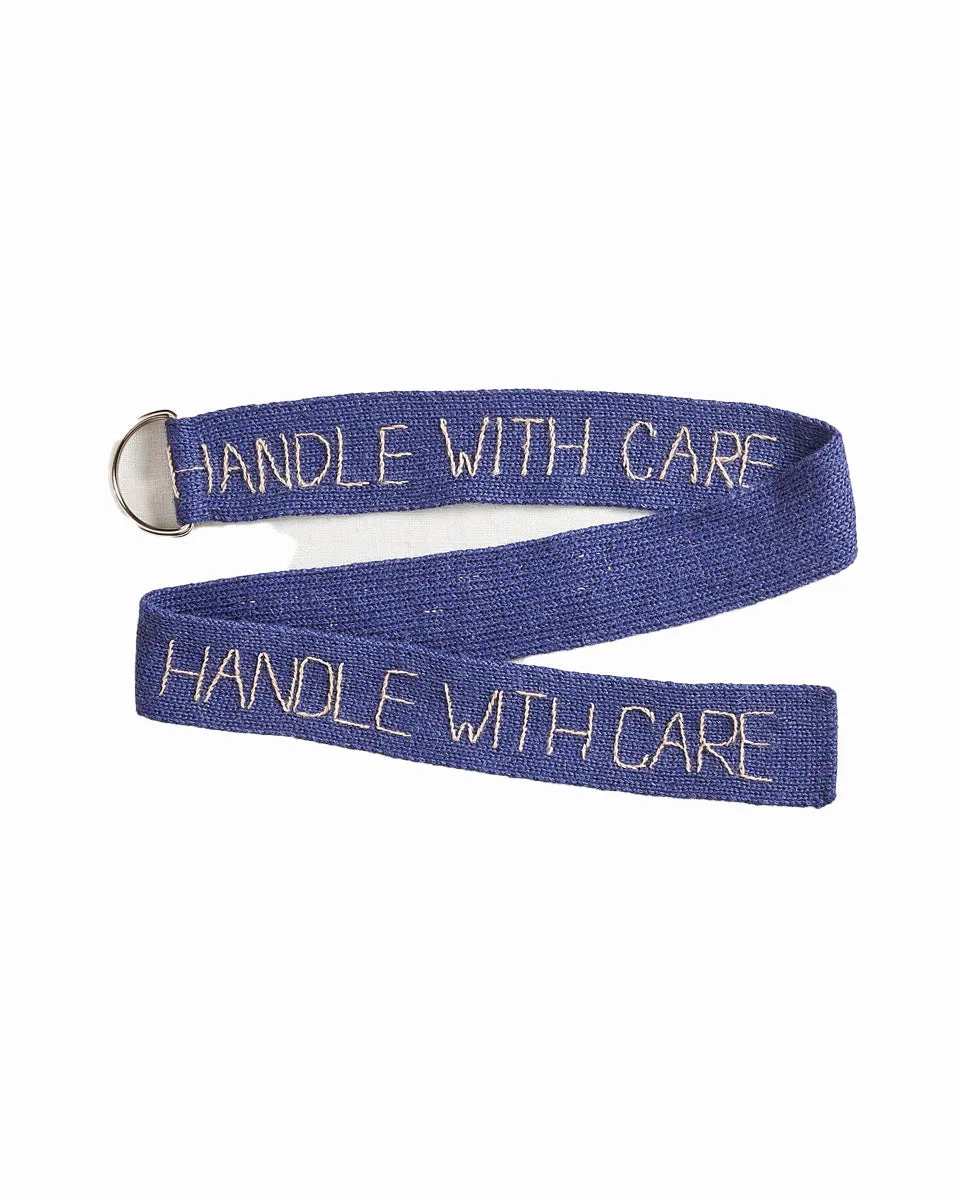 OEUF Handle With Care Hand-Embroidered Handle With Care Belt