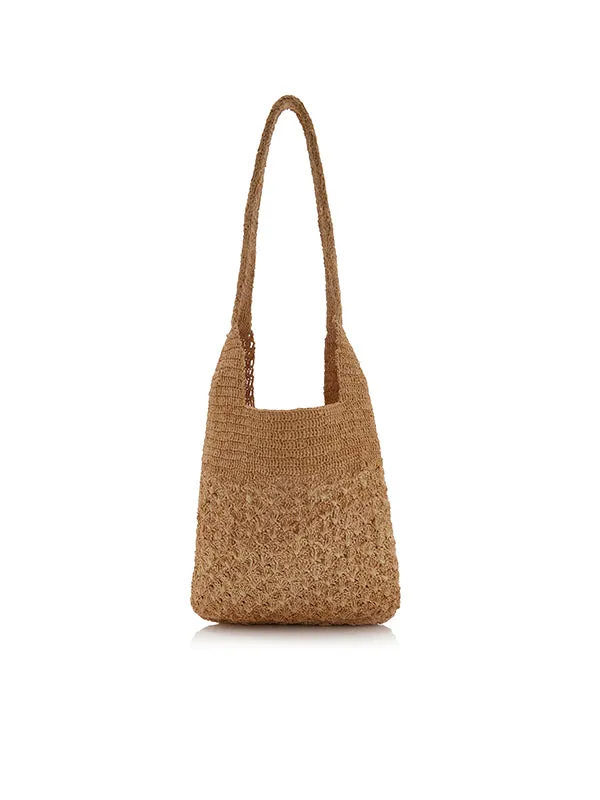 Praia Small Shoulder Bag in Natural