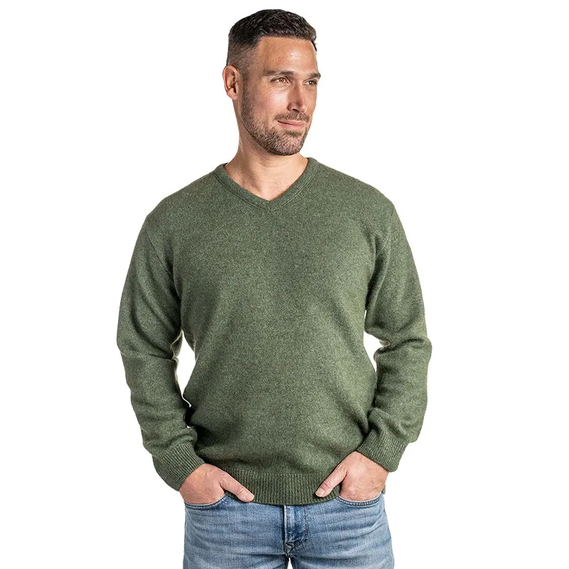 Premium Possum and Merino Wool V-neck Jumper