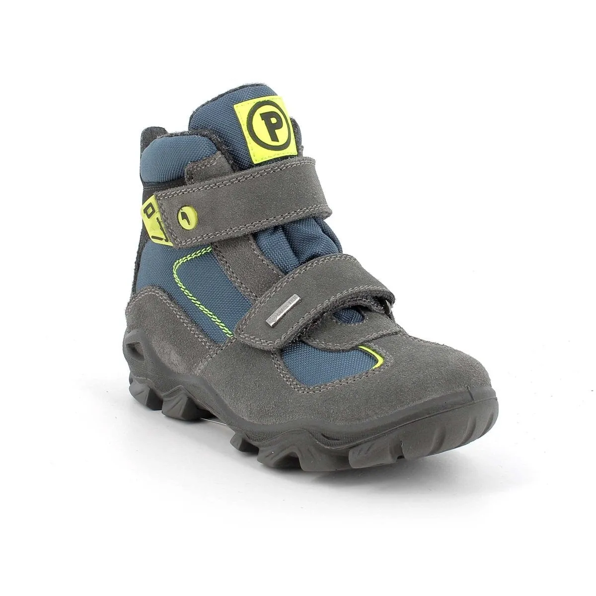 Primigi Boy's (Sizes 36-40) Grey/Blue/Green/Neon Gore-Tex Waterproof