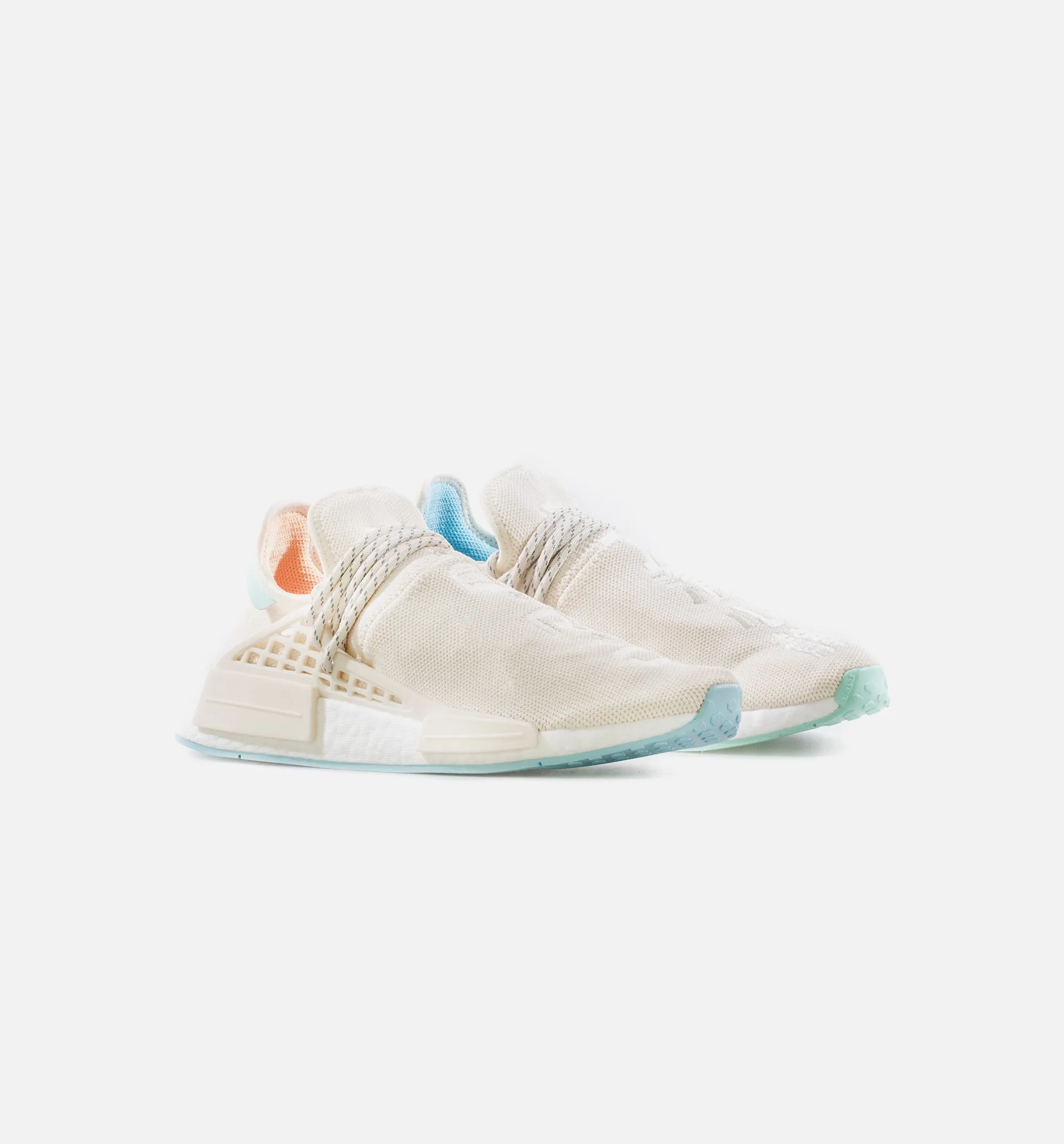 PW HU NMD N.E.R.D Mens Lifestyle Shoe - Chalk White/Glow Orange