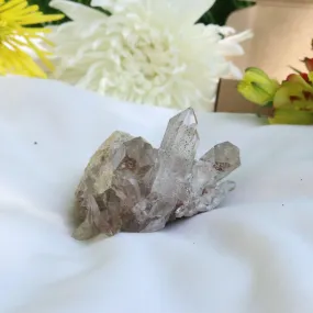 Quartz Cluster from Brazil ~ Gemmy and Earthy Vibes