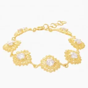 Queen Bracelet in Gold Plated .925 Silver   Cubic Zirconia  - By Ana Moura