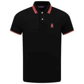 Queensbury Pique Polo Black - SS24