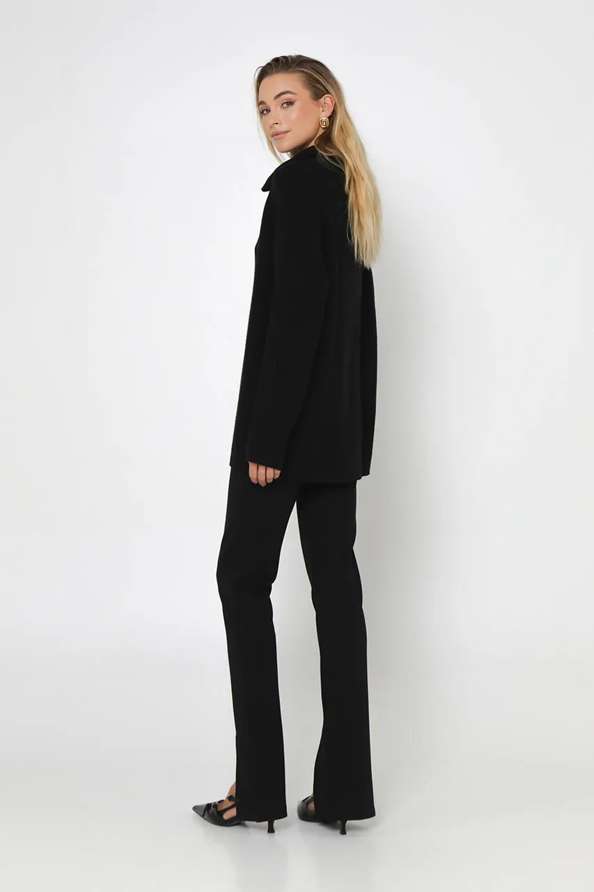 Reuben Knit Jumper | Black