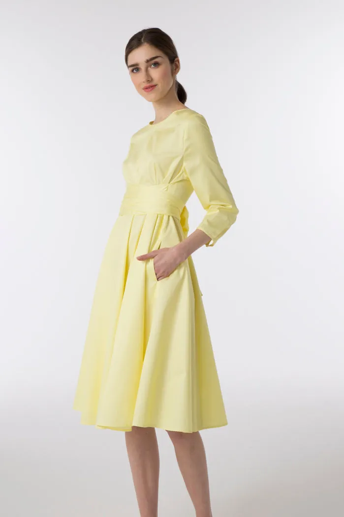 Satin Poplin Dress