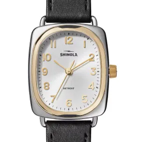 Shinola Bixby 29 x 34mm Black Leather Women's Two-tone Watch S0120250994