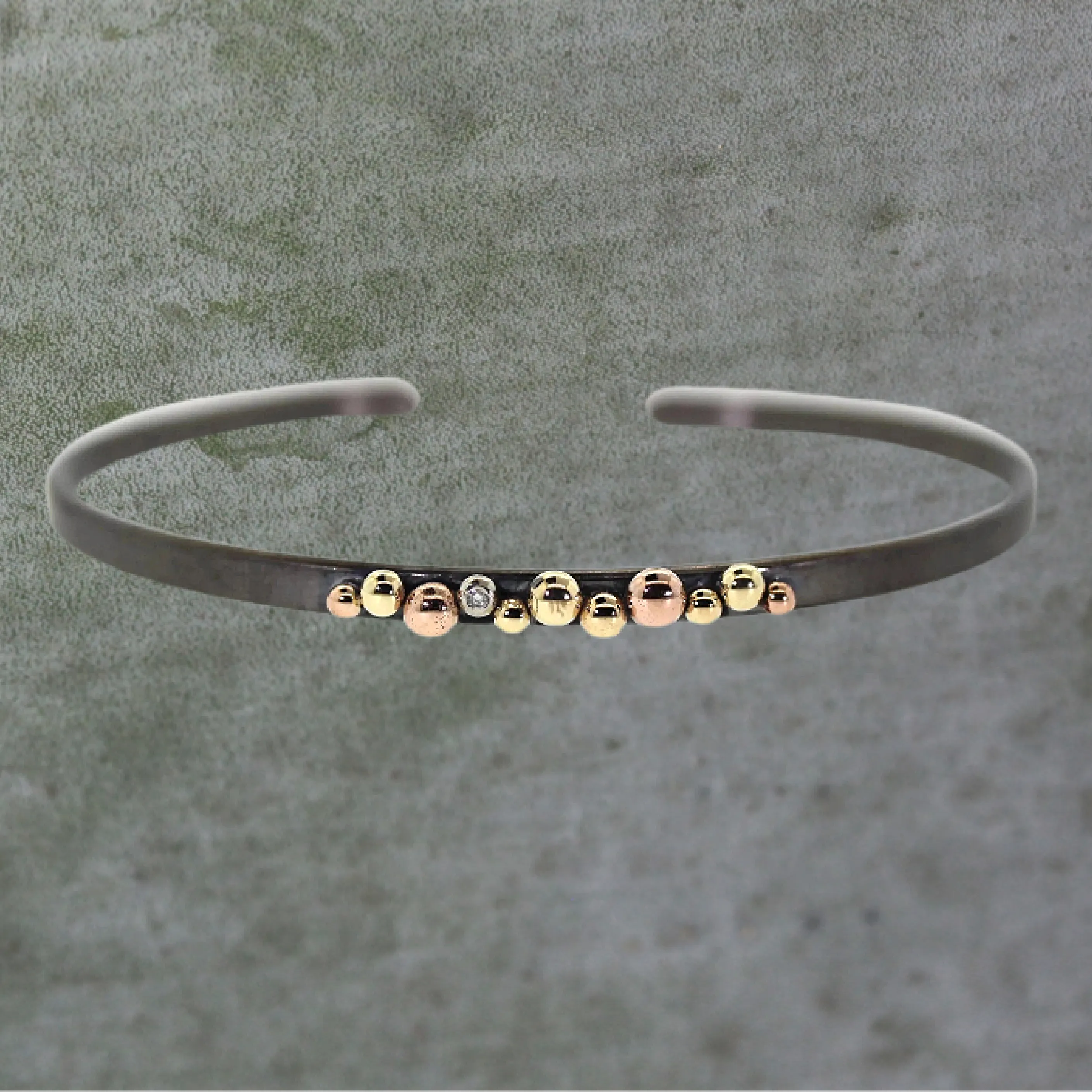 Single Diamond Cluster Cuff