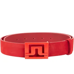 Slater Leather Belt Fiery Red - SS23