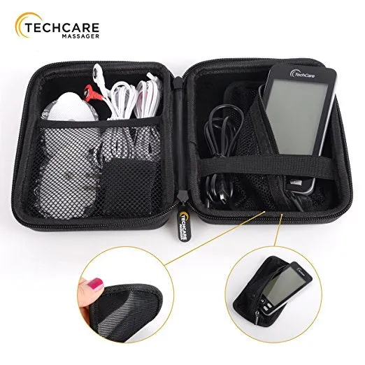 TECHCARE PLUS 24 MODES TENS UNIT   HARD TRAVEL CASE