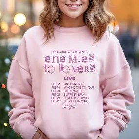 This Double Print Enemies To Lovers and Morally Grey Book Club Gildan Sweatshirt