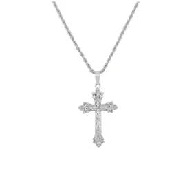 Vintage Cross Pendant - Silver