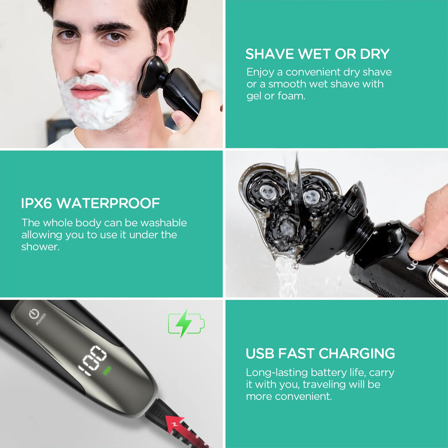 VOYOR Electric Beard Trimmer TX410